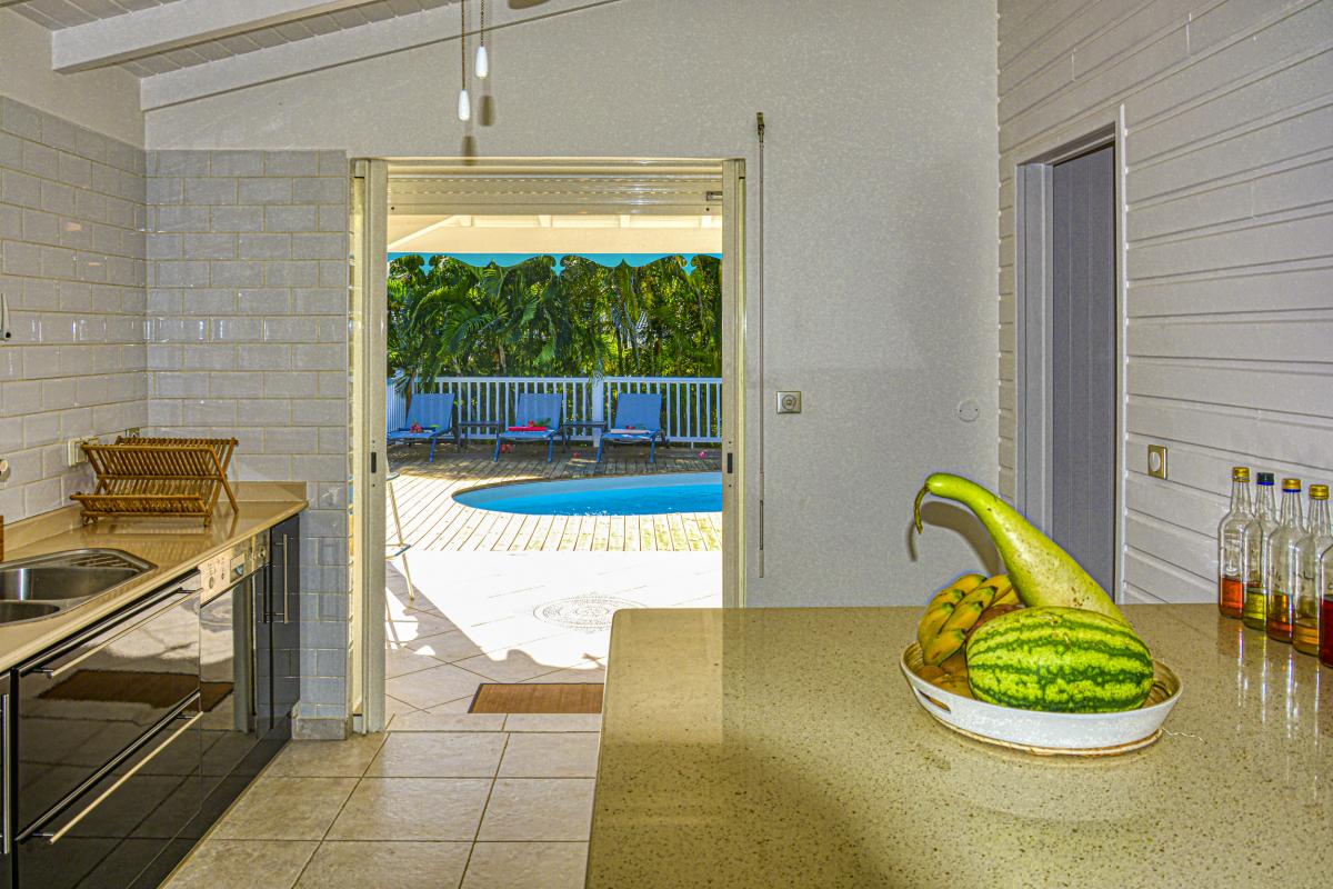 A louer villa 8 personnes Saint François Guadeloupe_ Cuisine - 15